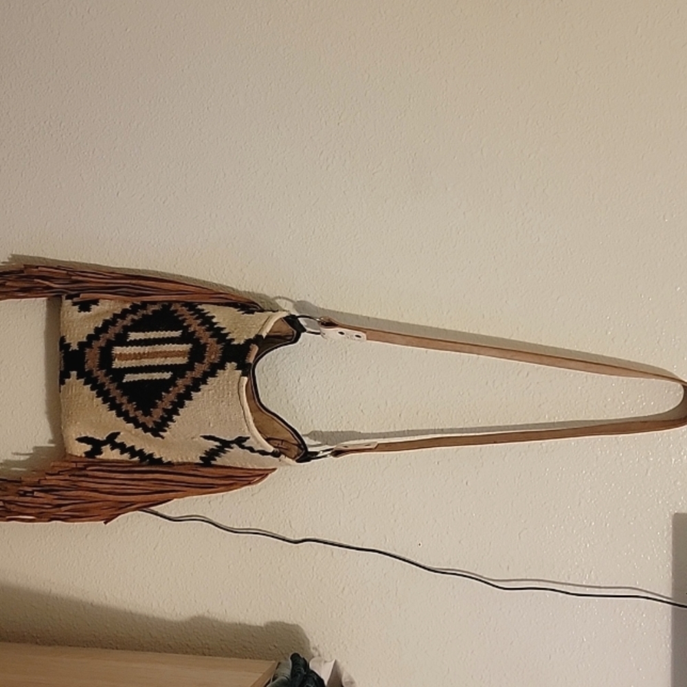 Pendleton and Leather Handbag